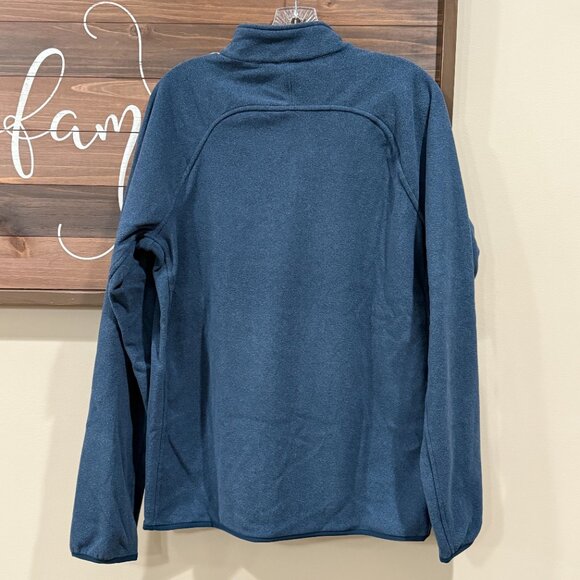 MOUNTAIN HARDWEAR MICROCHILL 1/4 ZIP PULLOVER MEN'S LARGE FLEECE COZY BLUE New - Picture 4 of 6